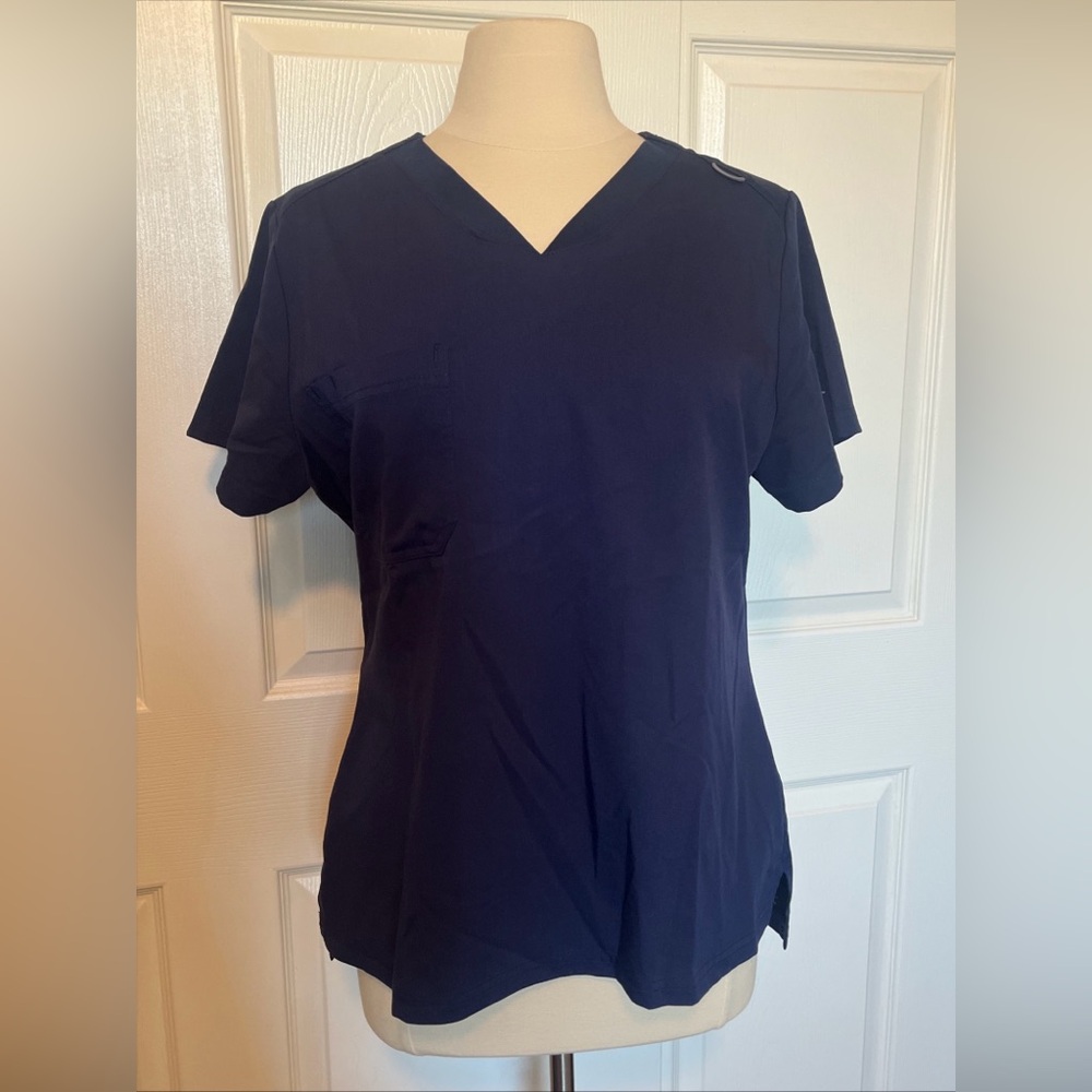 Greys anatomy Barco active spandex SPX top Med navy